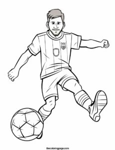 25 Free Lionel Messi Coloring Pages for kids - Free Download ...