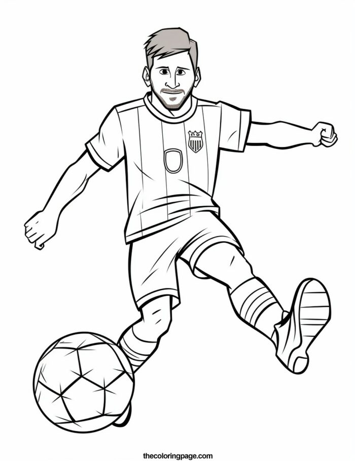 25 Free Lionel Messi Coloring Pages For Kids - Free Download 