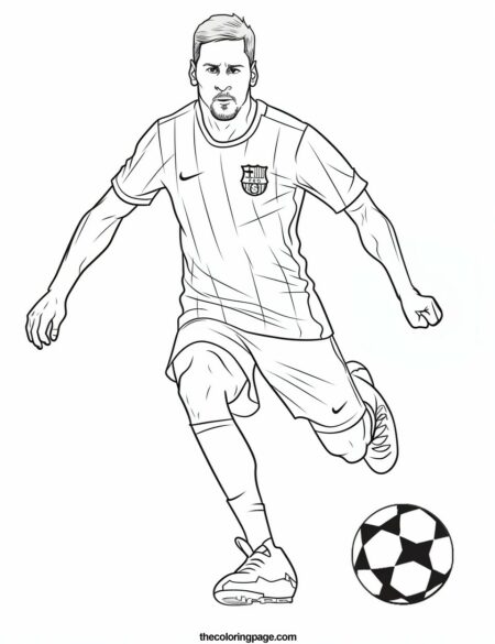 25 Free Lionel Messi Coloring Pages for kids - Free Download ...