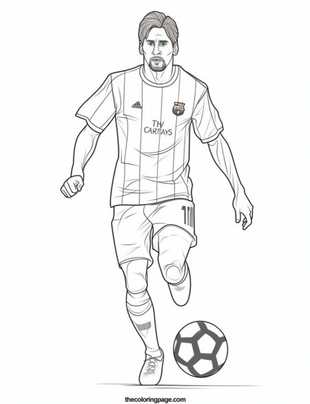 25 Free Lionel Messi Coloring Pages for kids - Free Download ...