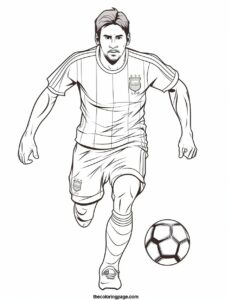 25 Free Lionel Messi Coloring Pages for kids - Free Download ...