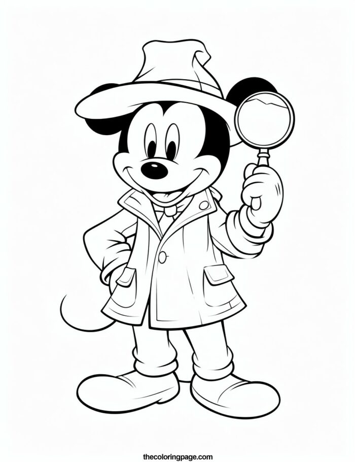 70 Free Mickey Mouse Coloring Pages - A Kid's Coloring Paradise ...