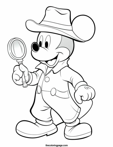 70 Free Mickey Mouse Coloring Pages - A Kid's Coloring Paradise ...