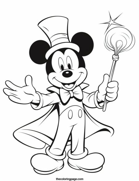 70 Free Mickey Mouse Coloring Pages - A Kid's Coloring Paradise 