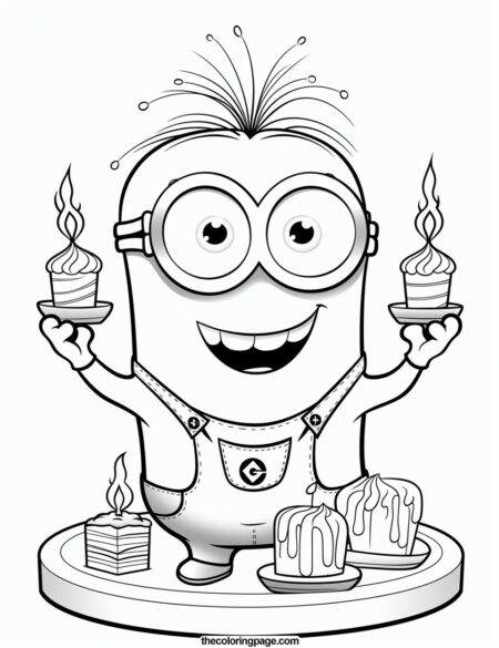 25 Free Minions Coloring Pages for kids - Free Download - TheColoringPage