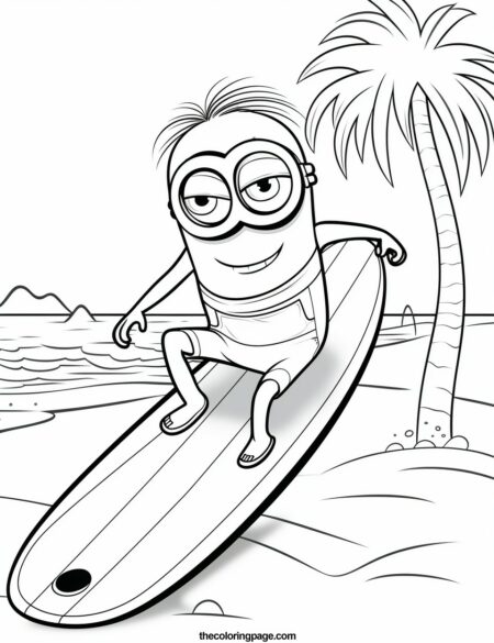 25 Free Minions Coloring Pages for kids - Free Download - TheColoringPage