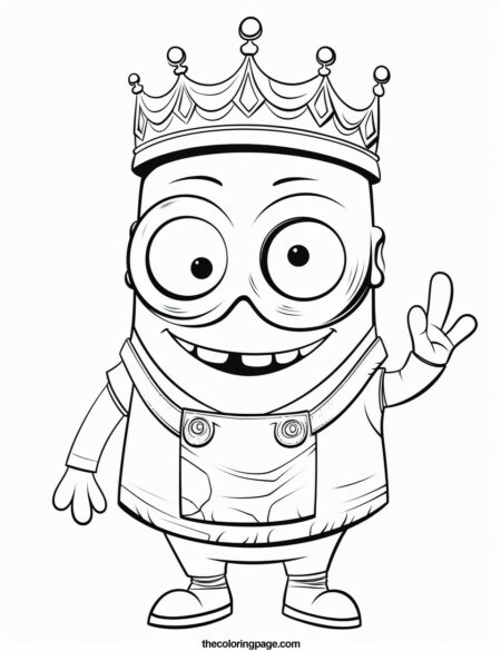 25 Free Minions Coloring Pages for kids - Free Download - TheColoringPage