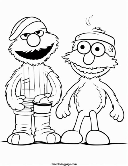 40 Free Elmo Coloring Pages for kids - Free Download - TheColoringPage