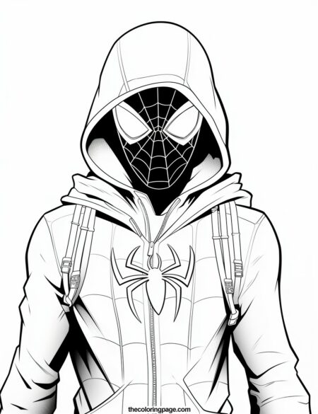 25 Free Spider-Man Miles Morales Coloring Pages for kids - Free ...