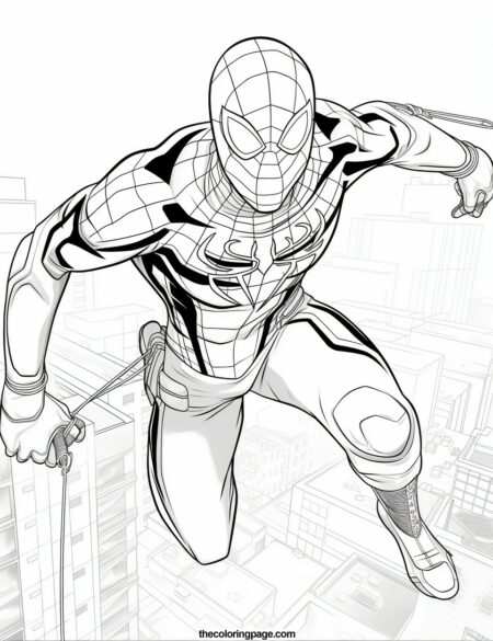 25 Free Spider-Man Miles Morales Coloring Pages for kids - Free ...