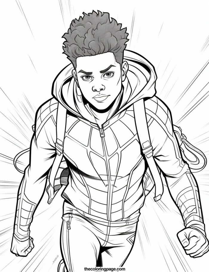 25 Free Spider-Man Miles Morales Coloring Pages for kids - Free ...