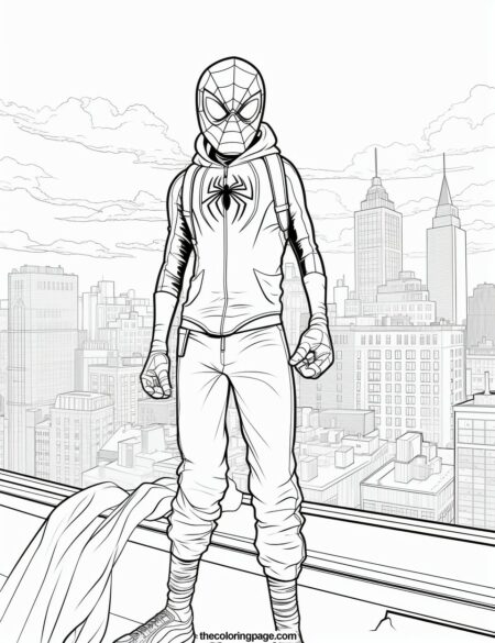 25 Free Spider-Man Miles Morales Coloring Pages for kids - Free ...