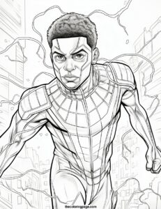 25 Free Spider-Man Miles Morales Coloring Pages for kids - Free ...