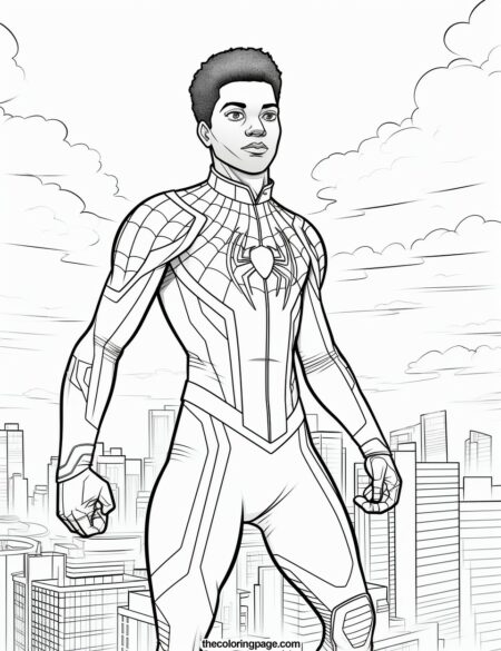 25 Free Spider-Man Miles Morales Coloring Pages for kids - Free ...