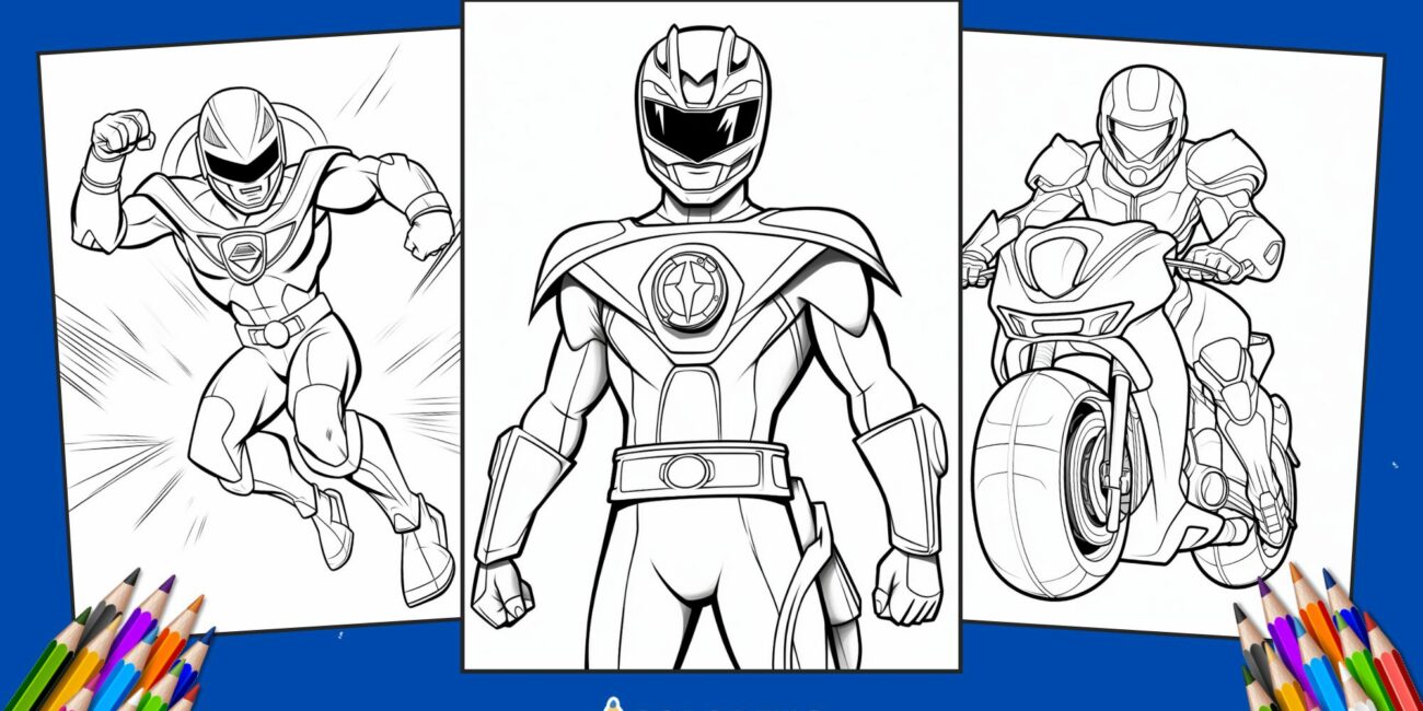 25 Free Power Ranger Coloring Pages for Kids
