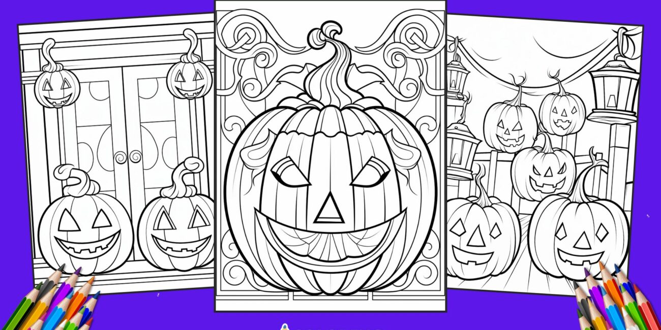 30 Free Jack-O-Lantern Coloring Pages