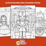 30 Free Nutcracker Coloring Pages for kids