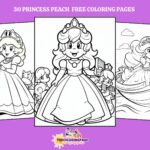 30 Free Princess Peach Coloring Pages For Kids