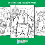 30 Free Shrek Coloring Pages For Kids
