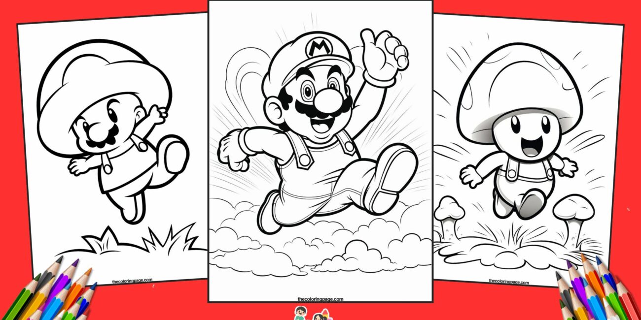 30 Free Super Mario Coloring Pages For Kids