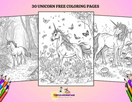30 Free Unicorn Coloring Pages For Kids