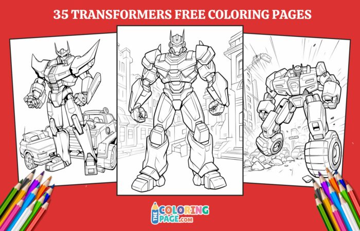 35 Free Transformers Coloring Pages for Kids