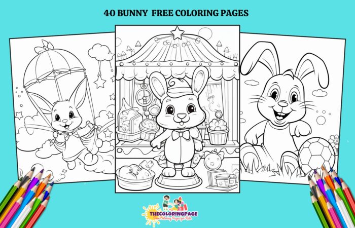 40 Free Bunny Coloring Pages