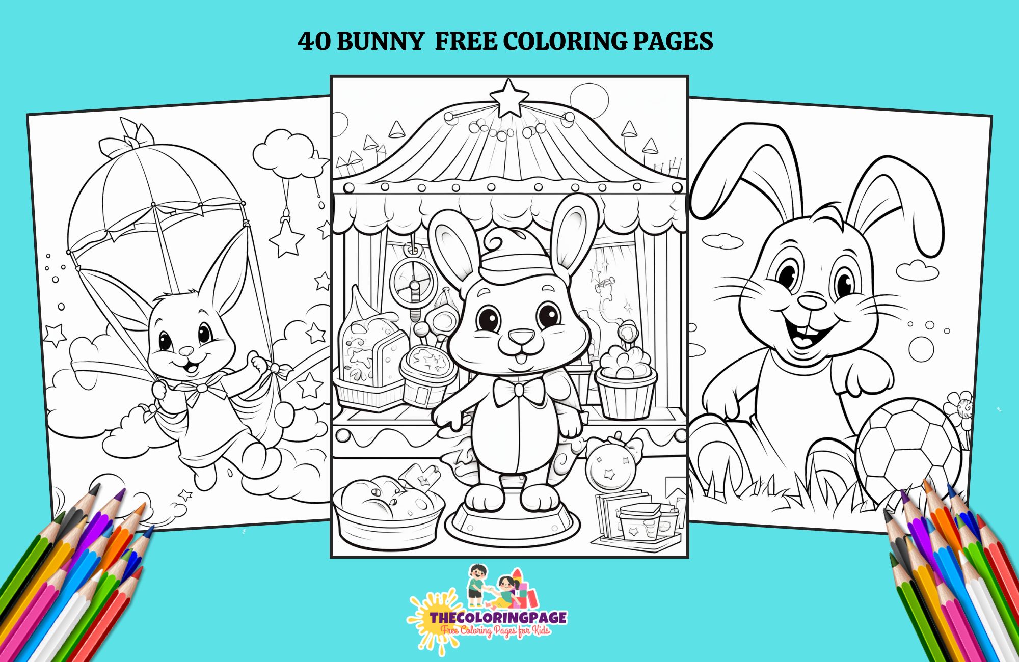 40 Free Bunny Coloring Pages