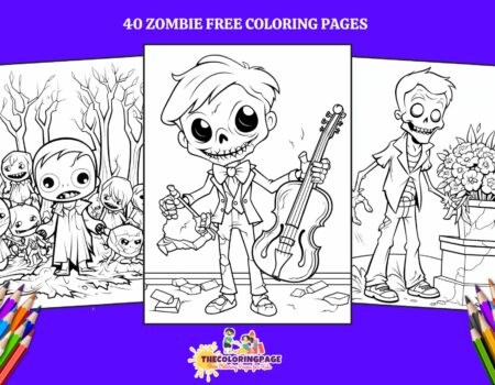 40 Free Zombie Coloring Pages For Kids