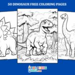50 Free Dinosaur Coloring Pages For Kids