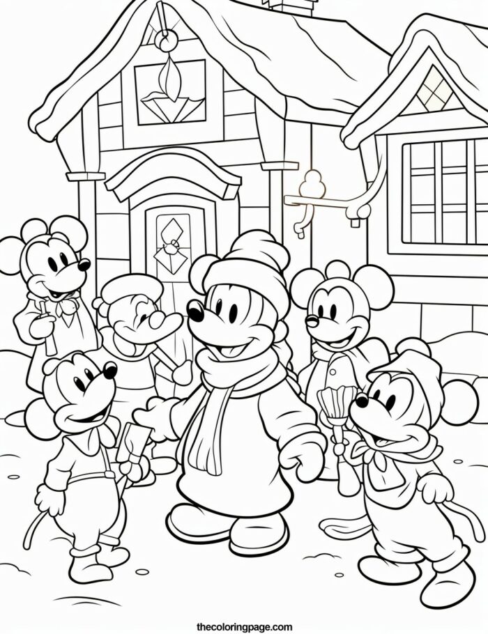 40 Free Mickey Mouse Christmas Coloring Pages - Perfect for Little ...