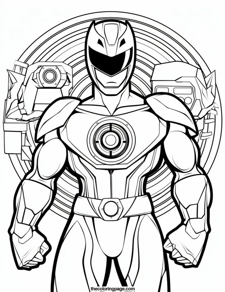 25 Free Power Ranger Coloring Pages for Kids - Free & Downloadable - TheColoringPage