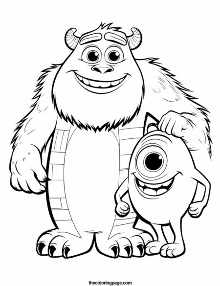 25 Free Sulley Monsters Coloring Pages for Kids - Free & Downloadable ...