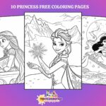 10 Princess Coloring Pages to Delight Children - Free Download