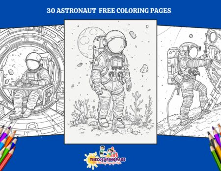 30 Free Astronaut Coloring Pages For Kids