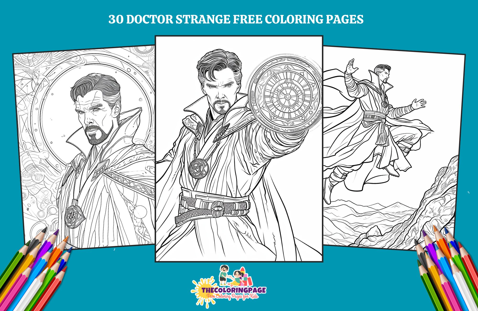 30 Free Doctor Strange Coloring Pages For Kids
