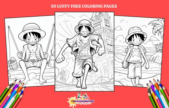 30 Free Luffy Coloring Pages For Kids