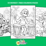 30 Free Monkey Coloring Pages For Kids