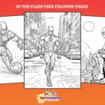 30 Free The Flash Coloring Pages For Kids