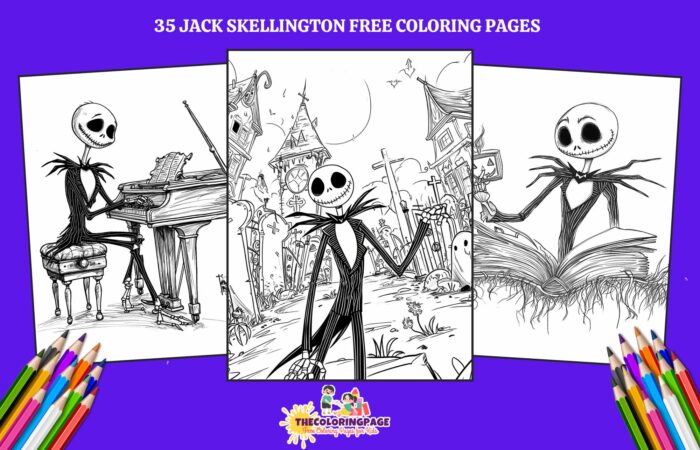 35 Free Jack Skellington Coloring Pages