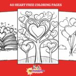 40 Free Heart Coloring Pages For Kids