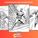 50 Free Superheroes Coloring Pages