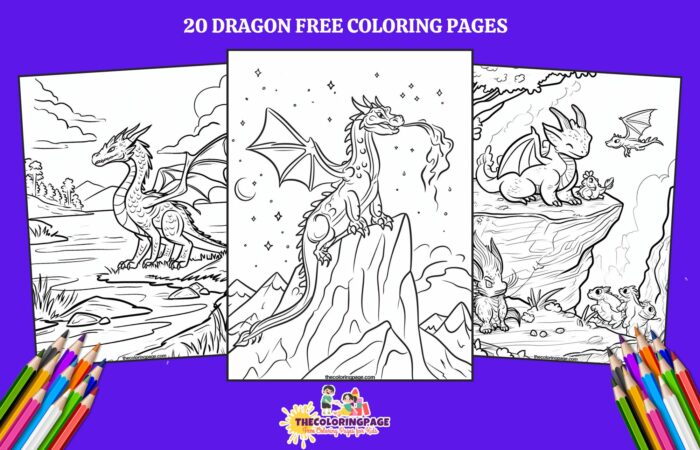 Adventure Awaits 20 Free Dragon Coloring Pages For Kids