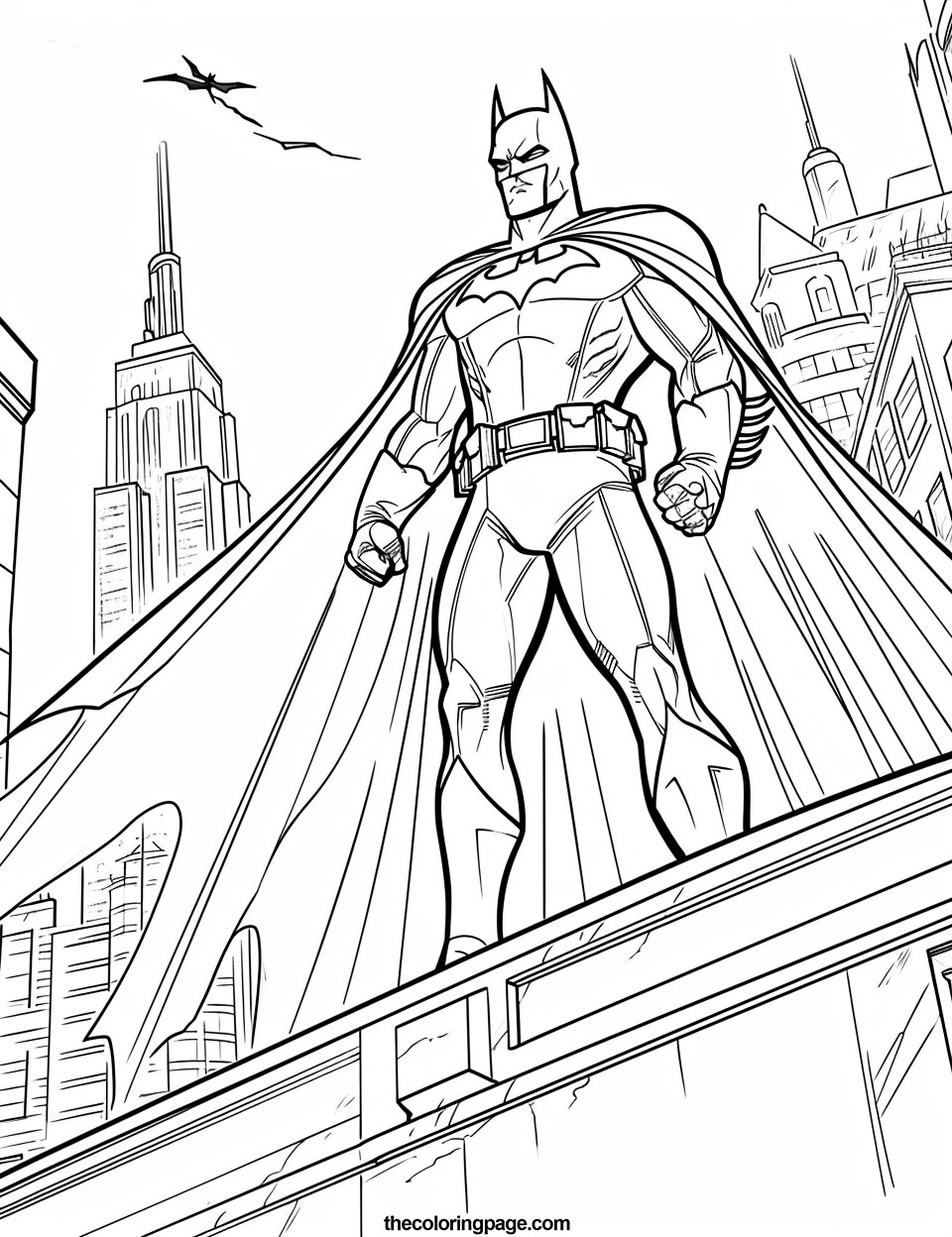 Discover into Batman's World: 12 Cool Coloring Pages for Kids ...