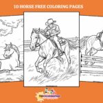 Explore 10 Exciting Free Horse Coloring Pages for Kids