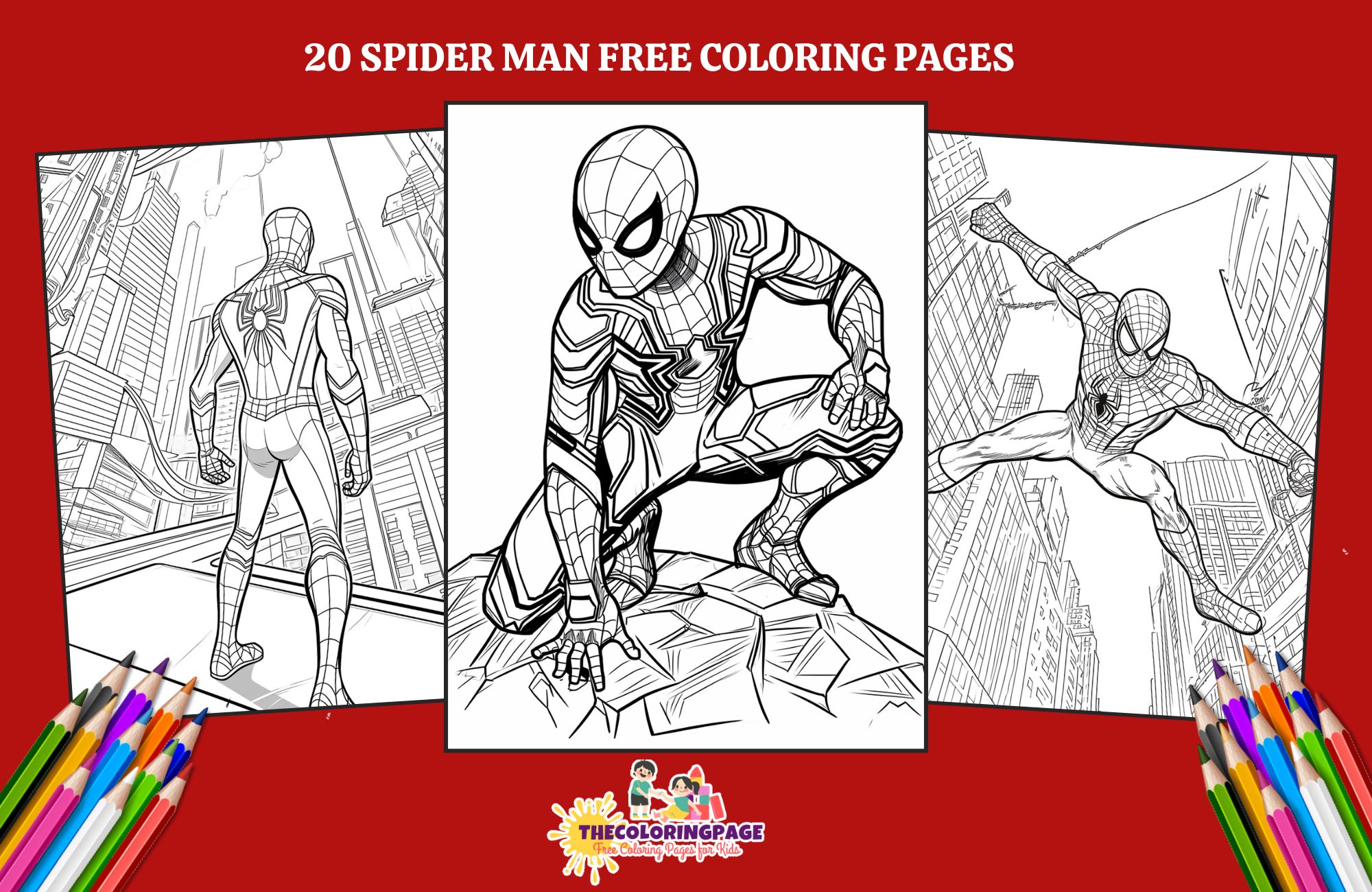 Explore Spidey's World 20 Free Download Coloring Pages for Kid
