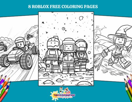 Explore the Roblox Universe 8 Free Coloring Pages for Kids