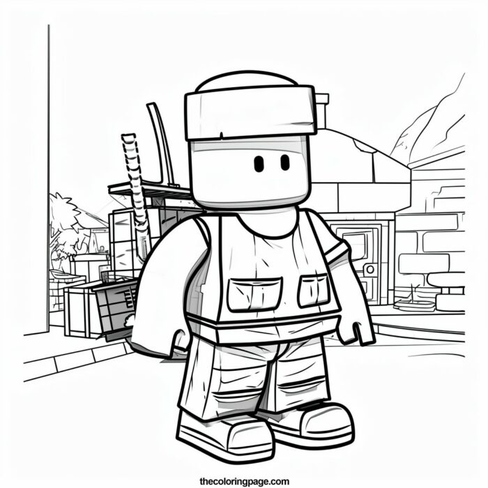 Explore the Roblox Universe: 8 Free Coloring Pages for Kids
