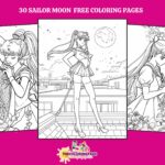 30 Free Sailor Moon Coloring Pages For Kids