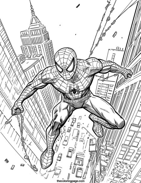 Explore Spidey's World: 20 Free Download Coloring Pages for Kid ...